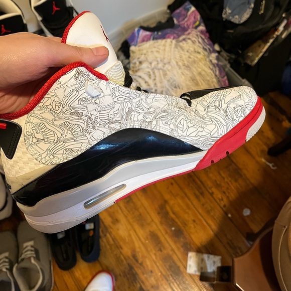All Jordans size 10 1/2 prices ranging from $120 to $200…..  literally wore twic - Picture 11 of 12